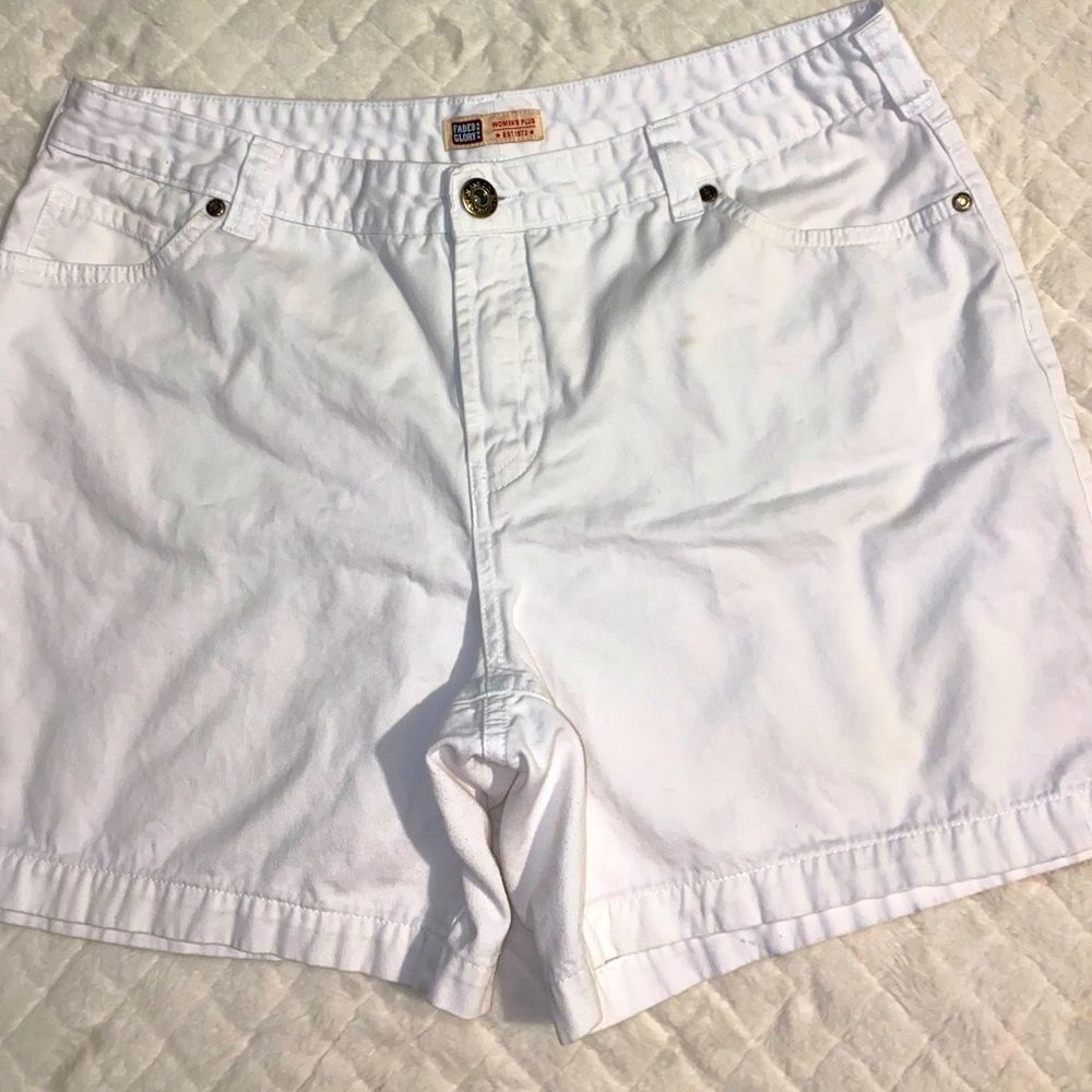 Faded Glory - Women’s - White Shorts